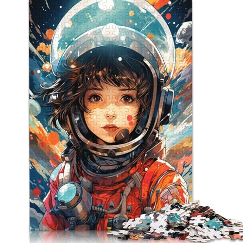 Puzzle 1000 Teile Puzzle für Erwachsene Kinder Astronauten-Puzzles für Holzpuzzles pädagogisches Stressabbau-Spielzeug Puzzle 1000 Teile (75 x 50 cm) von wuzihanptpt