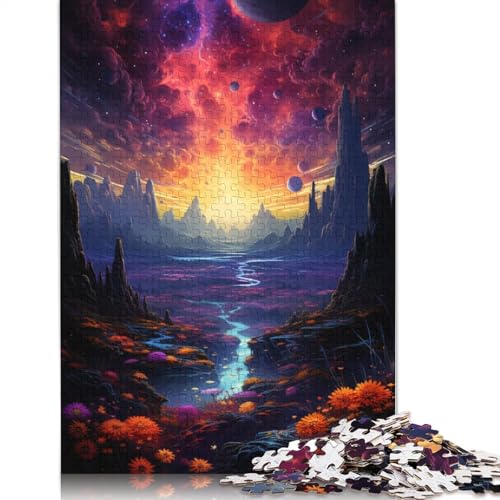 Puzzle 1000 Teile Puzzle für Erwachsene und Kinder Fantastische Landschaftspuzzles für Holzpuzzles pädagogisches Spielzeug zum Stressabbau Puzzle 1000 Teile (75 x 50 cm) von wuzihanptpt