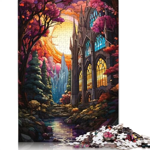 Puzzle 1000 Teile Puzzle für Erwachsene und Kinder Schöne Fantasielandschaft Puzzles für Papierpuzzles Pädagogisches Spielzeug zum Stressabbau Puzzle 1000 Teile (38x26cm) von wuzihanptpt