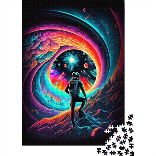 Puzzle-Geschenk „Das Auge des Weltraums“ 300 Teile Puzzle für Erwachsene Holzpuzzle für Erwachsene und Jugendliche ab 12 Jahren Lernspiel Herausforderungsspielzeug 300 Teile (40 x 28 cm) von wuzihanptpt