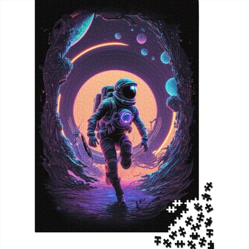 Puzzle für Erwachsene „Cosmic Explorer“ Puzzle für Erwachsene 500 Teile Holzpuzzle für Erwachsene und Jugendliche ab 12 Jahren Lernspiele für Erwachsene 500 Teile (52 x 38 cm) von wuzihanptpt