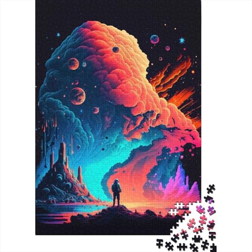 Puzzle für Erwachsene „Last Man“ 500-teiliges Puzzle für Erwachsene und Jugendliche ab 12 Jahren anspruchsvolle Holzbrettpuzzles 500 Teile (52 x 38 cm) von wuzihanptpt