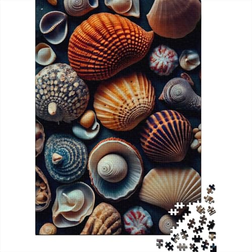 Puzzle für Erwachsene „Ocean Treasures“ 500 Teile für Erwachsene geeignet für Erwachsene und Jugendliche ab 12 Jahren Holzbrett-Puzzle lustige Puzzle-Spiele 500 Teile (52 x 38 cm) von wuzihanptpt