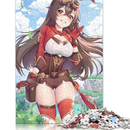 Puzzle für Erwachsene 1000 Teile Genshin Impact Puzzle für Kinder Holzpuzzle Lernspiel 1000 Teile (75 x 50 cm) von wuzihanptpt