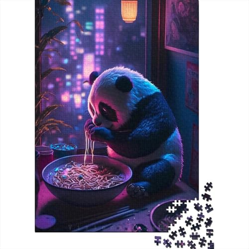 Puzzle für Erwachsene 1000 Teile Panda für Erwachsene und Jugendliche ab 12 Jahren Holzpuzzle Stressabbau 1000 Teile (75 x 50 cm) von wuzihanptpt