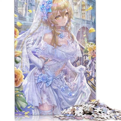 Puzzle für Erwachsene 1000 Teile Puzzles Genshin Impact Lumine Holzpuzzles Puzzles für Erwachsene Geschenke 1000 Teile (75 x 50 cm) von wuzihanptpt