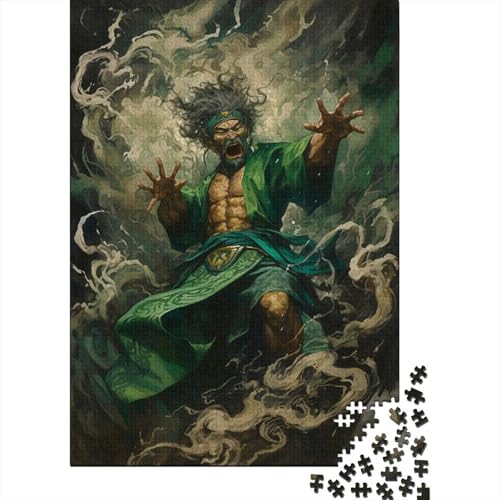 Puzzle für Erwachsene 300 Teile Angry Shaman Poison Attack Puzzles für Erwachsene Holzpuzzle Puzzles für Erwachsene Geschenke für Erwachsene 300 Teile (40 x 28 cm) von wuzihanptpt