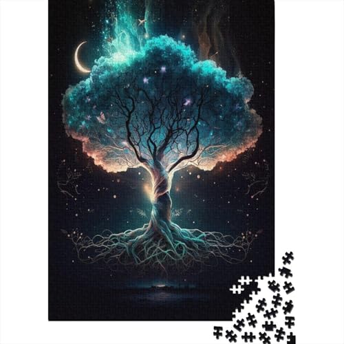 Puzzle für Erwachsene 300 Teile Baum des Lebens Puzzle für Erwachsene Holzpuzzle Puzzle für Erwachsene Geschenke 300 Teile (40 x 28 cm) von wuzihanptpt