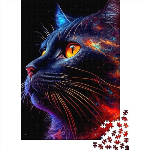 Puzzle für Erwachsene 300 Teile Katzen-Puzzle für Erwachsene Holzpuzzle Denksport-Puzzle für Erwachsene 300 Teile (40 x 28 cm) von wuzihanptpt