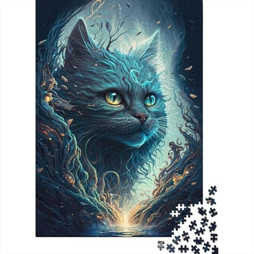 Puzzle für Erwachsene 300 Teile Perserkatze Folklore-Puzzle Puzzle für Erwachsene Holzpuzzle Erwachsene 300 Teile (40 x 28 cm) von wuzihanptpt