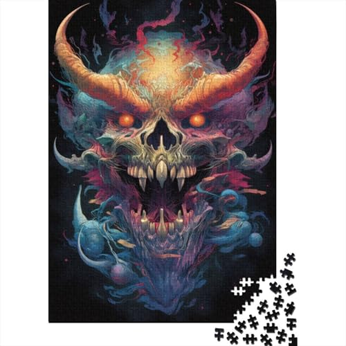 Puzzle für Erwachsene Astral Demon 300-teiliges Puzzle Holzpuzzle für Erwachsene und Jugendliche ab 12 Jahren Lernspielzeug Familienspiele 300 Teile (40 x 28 cm) von wuzihanptpt