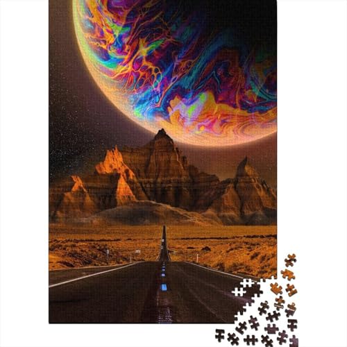 Puzzle für Erwachsene Dreamscape 300-teiliges Puzzle Holzpuzzle für Erwachsene und Jugendliche ab 12 Jahren Lernspielzeug Familienspiele 300 Teile (40 x 28 cm) von wuzihanptpt