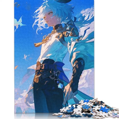 Puzzle für Erwachsene Genshin Impact 1000 Teile Puzzle für Erwachsene und Familien Holzpuzzle Lernspiel 1000 Teile (75 x 50 cm) von wuzihanptpt