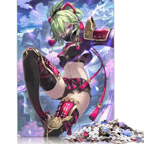 Puzzle für Erwachsene Genshin Impact Kuki Shinobu 1000 Teile Puzzle für Erwachsene Geschenke aus Papier Puzzles für Kinder ab Jahren Lernspiel Herausforderungsspielzeug 1000 Teile (38 x 26 cm) von wuzihanptpt