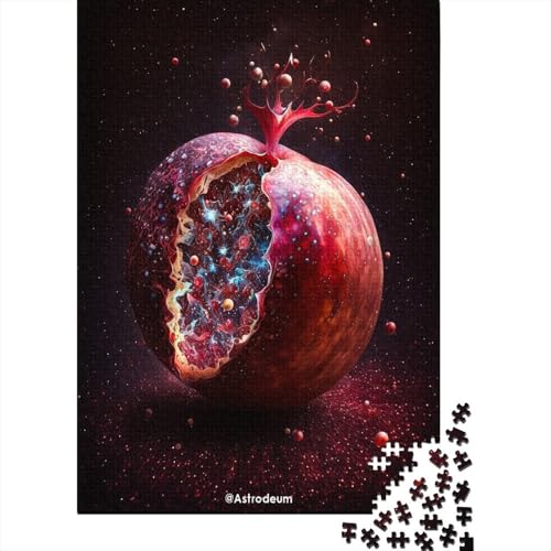 Puzzle für Erwachsene Granatapfel-Puzzle 500 Teile Puzzle für Erwachsene und Jugendliche Holzpuzzle für Erwachsene und Jugendliche ab 12 Jahren anspruchsvolles Spiel 500 Teile (52 x 38 cm) von wuzihanptpt