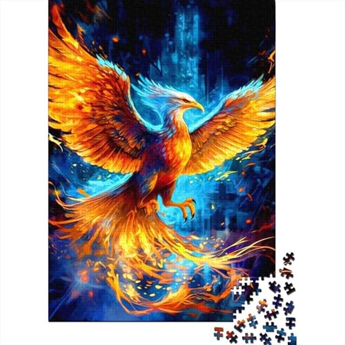 Puzzle für Erwachsene Phoenix 300-teiliges Puzzle geeignet für Erwachsene und Jugendliche ab 12 Jahren Holzbrettpuzzle tolles Geschenk für Erwachsene 300 Teile (40 x 28 cm) von wuzihanptpt