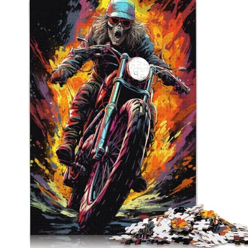 Puzzle für Erwachsene Psychedelic Color Racer Puzzle für Erwachsene 1000 Teile Papierpuzzle für Erwachsene und Kinder ab 10 Jahren Geschenk zum Geburtstag 1000 Teile (38 x 26 cm) von wuzihanptpt