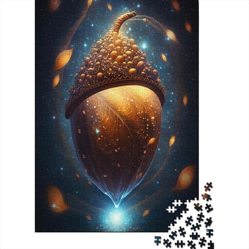 Puzzle für Erwachsene kosmische Tannenzapfen Puzzle für Erwachsene 300 Teile Holzpuzzle für Erwachsene und Jugendliche ab 12 Jahren Lernspiele für Erwachsene 300 Teile (40 x 28 cm) von wuzihanptpt