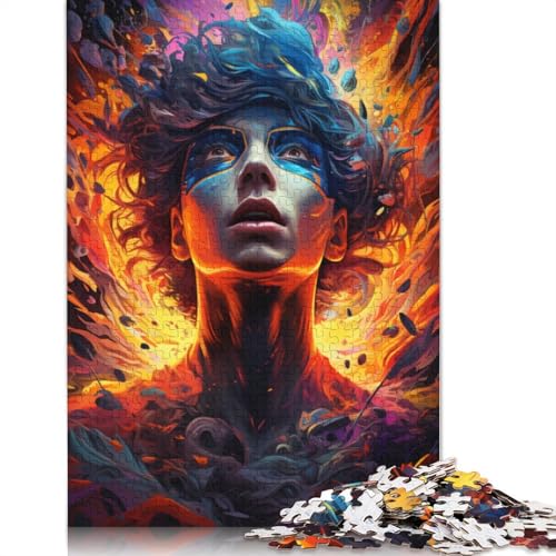 Puzzle für Erwachsene mit 1000 Teilen Bunte Helden Puzzle für Erwachsene Holzpuzzle Spielzeug Wanddekoration 1000 Teile (75 x 50 cm) von wuzihanptpt