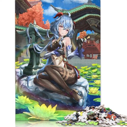 Puzzle für Erwachsene mit 1000 Teilen Genshin Impact-Puzzle für Erwachsene Holzpuzzle tolles Geschenk für Erwachsene 1000 Teile (75 x 50 cm) von wuzihanptpt