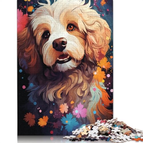 Puzzle für Erwachsene mit 1000 Teilen farbenfrohe Psychedelia in Cocapo Puzzle für Kinder Holzpuzzle Lernspiel Herausforderungsspielzeug 1000 Teile (75 x 50 cm) von wuzihanptpt