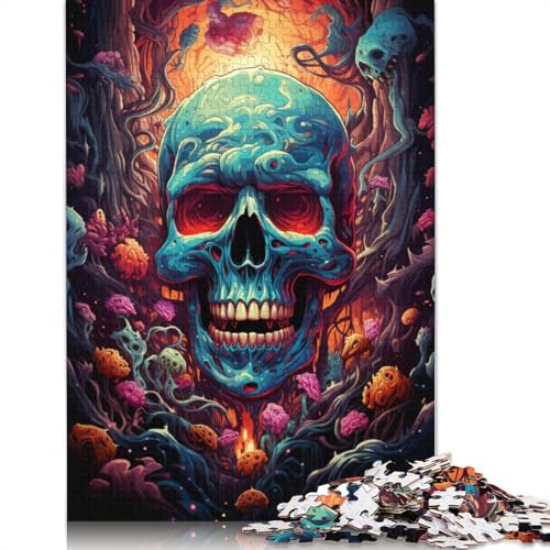 Puzzle für Fantasie buntes Monster 1000 Teile Puzzle aus Holz für Erwachsene und die ganze Familie anspruchsvolles Spiel 1000 Teile (75 x 50 cm) von wuzihanptpt