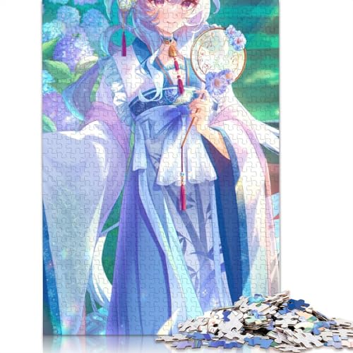 Puzzle mit 1000 Teilen Genshin Impact-Puzzle für Erwachsene Papierpuzzle interessantes Puzzle zur Stressreduzierung 1000 Teile (38 x 26 cm) von wuzihanptpt