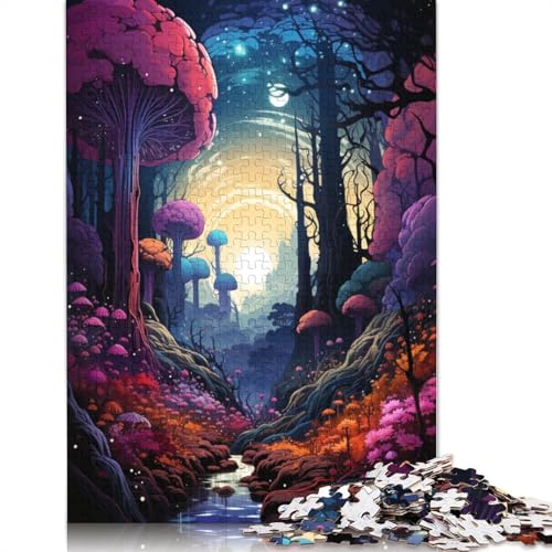 Puzzle mit 1000 Teilen schöne Fantasielandschaft Puzzle für Erwachsene Holzpuzzle Spaß für die ganze Familie Puzzle 1000 Teile (75 x 50 cm) von wuzihanptpt