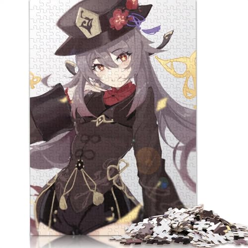 Puzzlespiel mit 1000 Teilen Genshin Impact Puzzle für Erwachsene Holzpuzzle Lernspiel Herausforderungsspielzeug 1000 Teile (75 x 50 cm) von wuzihanptpt