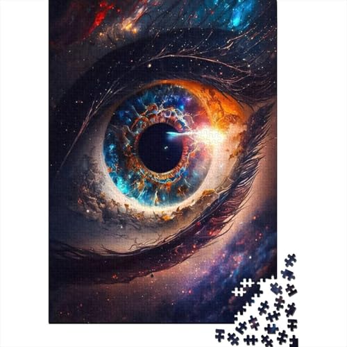 Teenager-Puzzle „Eye Universe“ für Erwachsene 300 Teile Holzpuzzle für Erwachsene und Teenager ab 12 Jahren anspruchsvolle Puzzles für Erwachsene 300 Teile (40 x 28 cm) von wuzihanptpt