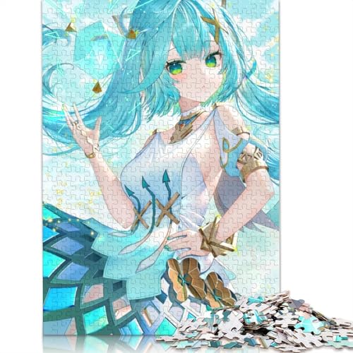 für Erwachsene 1000-teiliges Puzzle Genshin Impact Faruzan Puzzles für Erwachsene Holzpuzzles Spaß für Aktivitäten zu Hause Geburtstagsgeschenk Reisegeschenke 1000 Teile (75 x 50 cm) von wuzihanptpt