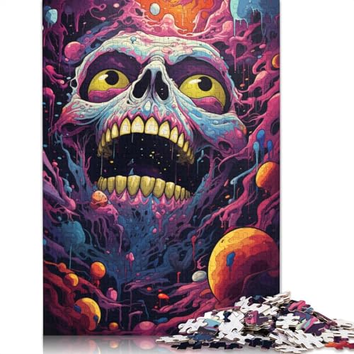 für Erwachsene 1000-teiliges Puzzle Geschenke Bunte Höllendämonen-Puzzles Papierpuzzles pädagogisches Stressabbau-Spielzeug Puzzle 1000-teilig (38 x 26 cm) von wuzihanptpt