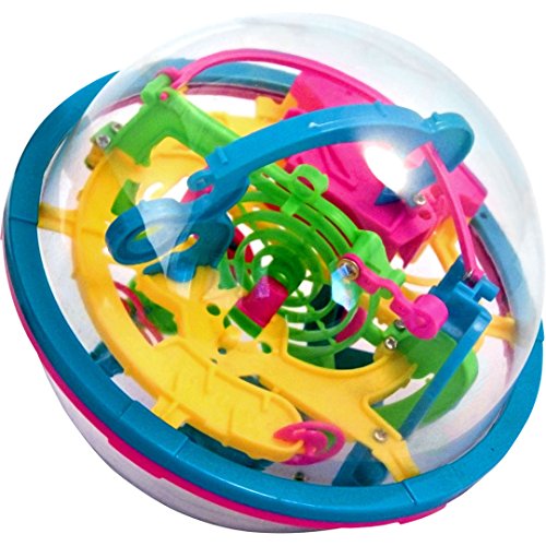 ADDICTABALL - 3D Kugellabyrinth 14 cm, 3D Puzzle Ball mit 100 Etappen, Kugelspiel, Geschicklichkeit Labyrinth Puzzle Ball, Geschenke, Geduldspiele für Kinder und Erwachsene ab 6 Jahren von ADDICTABALL