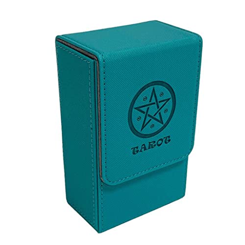 Brettspiel Karte Hülse Box Tarot Karten Box Kapazität Tarots Für Fall Container Sammlung PU Leder Tarot Karten Fall von xbiez