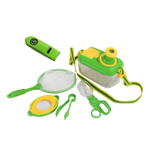 Kinder-Outdoor-Abenteuer-Set, inklusive Beobachtungsbox, praktischer Schaufelfänger und Schmetterlingsnetz, pädagogisches Wissenschaftsspielzeug Kinder-Outdoor-Abenteuer-Set, inklusive Beobachtungsbox, praktischer Schaufelfänger und Schmetterlingsnetz, pädagogisches Wissenschaftsspielzeug von xbiez