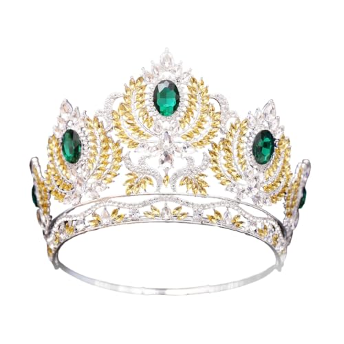 Luxuriöse Tiaras mit Kristallbesatz, zarte Kristallkronen für Frauen, stilvolle Tiaras mit Verzierungen von xbiez