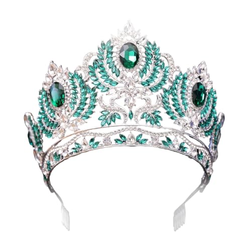 Luxuriöse Tiaras mit Kristallbesatz, zarte Kristallkronen für Frauen, stilvolle Tiaras mit Verzierungen von xbiez