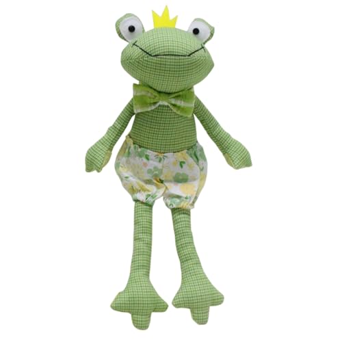 Stoff-Ornament, bequeme Frosch-Form, Party-Dekoration, kreative Puppen-Ornament für Schlafzimmer von xbiez