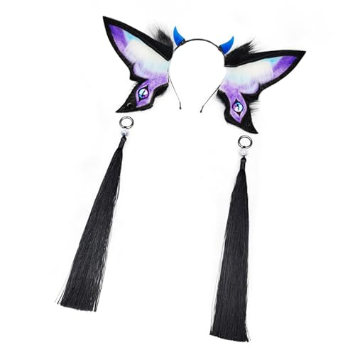 xbiez Cartoon-Tierohren-Kostüm-Accessoire, Festival, Cosplay, Party, Stirnband, Haarschmuck für Partys und Feiertage, einzigartige Kostüm-Kopfbedeckung xbiez Cartoon-Tierohren-Kostüm-Accessoire, Festival, Cosplay, Party, Stirnband, Haarschmuck für Partys und Feiertage, einzigartige Kostüm-Kopfbedeckung von xbiez