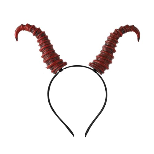 xbiez Freundliches Tierhorn-Haarband zum Verkleiden der Nacht, Halloween-Zubehör, Kinder und Erwachsene, geheimnisvolles Kostüm, Haarteil, Unisex, Halloween-Haarschmuck xbiez Freundliches Tierhorn-Haarband zum Verkleiden der Nacht, Halloween-Zubehör, Kinder und Erwachsene, geheimnisvolles Kostüm, Haarteil, Unisex, Halloween-Haarschmuck von xbiez