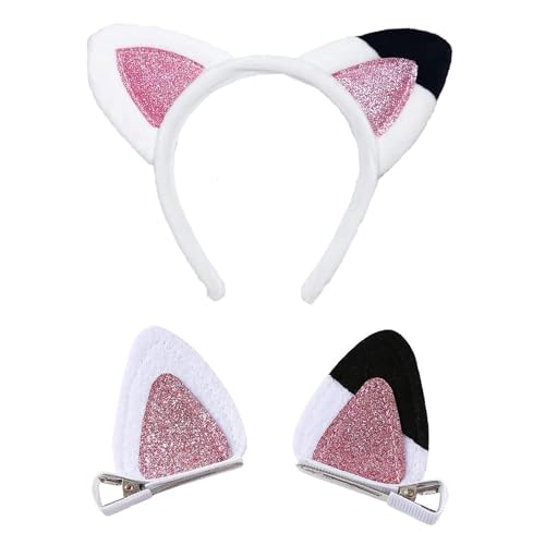 xbiez Niedliches Anime-Ohr-Stirnband für Make-up, Cosplay, Kostüm, Haarspange, Halloween, Party, Kopfschmuck, Damen, Gesichtswäsche, Kopfbedeckung, niedliches Haar-Accessoire xbiez Niedliches Anime-Ohr-Stirnband für Make-up, Cosplay, Kostüm, Haarspange, Halloween, Party, Kopfschmuck, Damen, Gesichtswäsche, Kopfbedeckung, niedliches Haar-Accessoire von xbiez