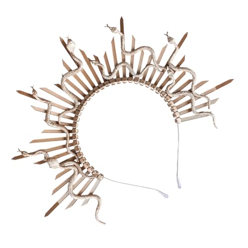 xbiez Schlangen-Haarband, Halloween, Schlangen-Stirnband, Maskeraden, Party, Dressinup, Zubehör, Themen-Versammlung, Kopfbedeckung xbiez Schlangen-Haarband, Halloween, Schlangen-Stirnband, Maskeraden, Party, Dressinup, Zubehör, Themen-Versammlung, Kopfbedeckung von xbiez