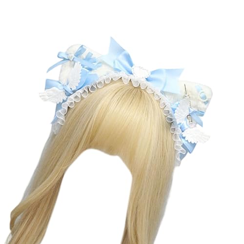 xbiez Schleifenhaarbänder für Fotostudio, Halloween, auffällige Requisiten für Ostern, bezaubernde Party, Alltag, Kopfbedeckung, Rollenspiel, Party-Stirnband xbiez Schleifenhaarbänder für Fotostudio, Halloween, auffällige Requisiten für Ostern, bezaubernde Party, Alltag, Kopfbedeckung, Rollenspiel, Party-Stirnband von xbiez