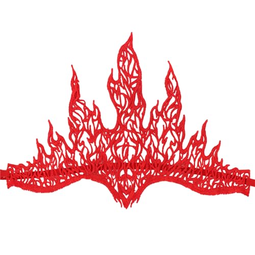 xbiez Spitze Flammenform Stirnband Karneval Halloween Festival Haarreifen für Cosplay Party Unisex Festival Kopfschmuck Haarband Haarbänder Frauen Fancy xbiez Spitze Flammenform Stirnband Karneval Halloween Festival Haarreifen für Cosplay Party Unisex Festival Kopfschmuck Haarband Haarbänder Frauen Fancy von xbiez