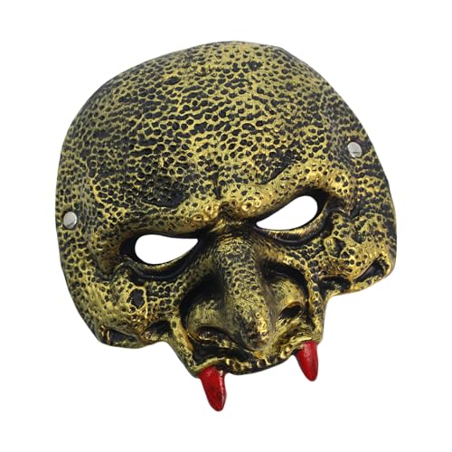 xbiez Vollgesichts-Maskerade aus Gummischaum, für Mottoparty, Halloween, Cosplay, Party, Requisiten, Kobolde, halbes Gesicht xbiez Vollgesichts-Maskerade aus Gummischaum, für Mottoparty, Halloween, Cosplay, Party, Requisiten, Kobolde, halbes Gesicht von xbiez