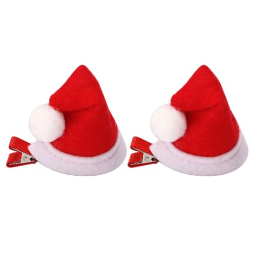 xbiez Weihnachtsdekorationen Party Pailletten Haarspangen Weihnachtsmütze Entenschnabel Clip Bühnenrequisiten Seitennadel Festival Party Supplies von xbiez