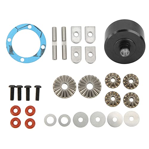 xctopest Diff-Set-Gehäuse aus Aluminiumlegierung, Druckbiegefestigkeit, stabil, geringes Gewicht, für ARRMA-Ersatz (Black) von xctopest