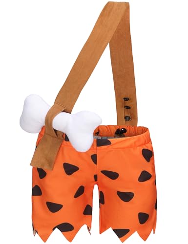 xianhsuxo Halloween-Kostüm für Kleinkinder, Kinder, Baby, Höhlenmensch-Kostüm, Cosplay-Outfit für Mädchen und Jungen (Jungen, 2–3T) von xianhsuxo