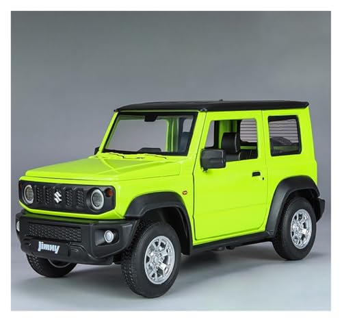 xiaobin Druckguss-Modellauto 1:24 Jimny SUV Legierung Automodell Druckguss Metall Geländewagen Automodell Simulation Sound Light Collection Kinder Spielzeug Geschenk(Green) von xiaobin