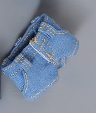 ximitoy 1/12 weibliche Soldaten-Clohtes Denim-Shorts für 15,2 cm Figur (D) von ximitoy